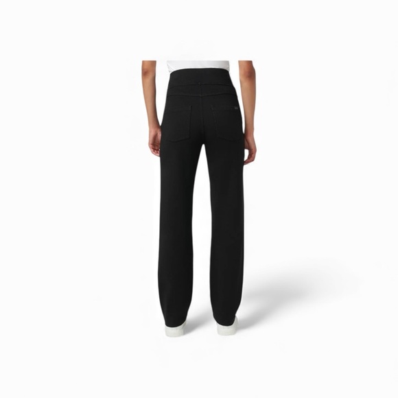 HUE Black straight leg high waisted size M - Picture 4 of 7